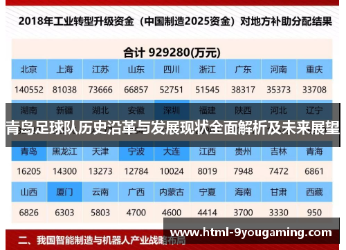 青岛足球队历史沿革与发展现状全面解析及未来展望